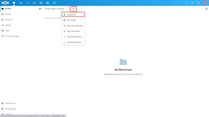 Upload a file to your Linode Object Storage bucket. Upload a file to your Linode Object Storage bucket.