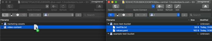 Select Objects to Move Between Cyberduck Windows Select Objects to Move Between Cyberduck Windows