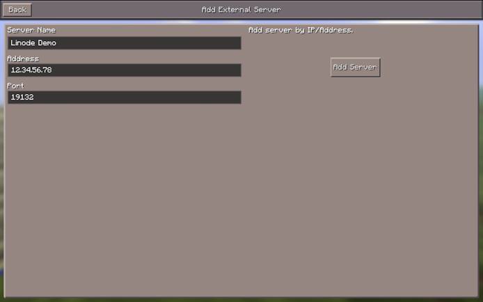 Adding a remote server to Minecraft Pocket Edition. Adding a remote server to Minecraft Pocket Edition.
