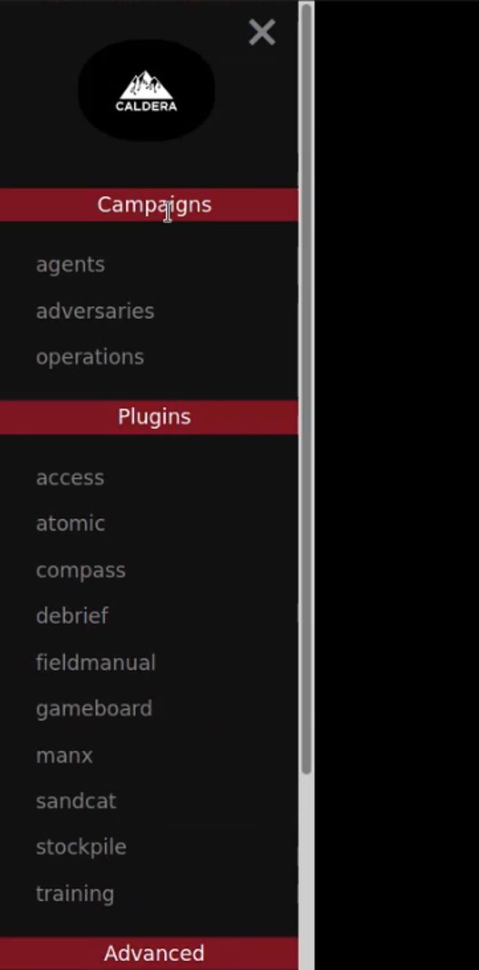 Caldera sidebar Caldera sidebar