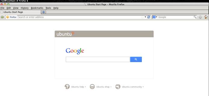 Firefox, running on a Linode Firefox, running on a Linode