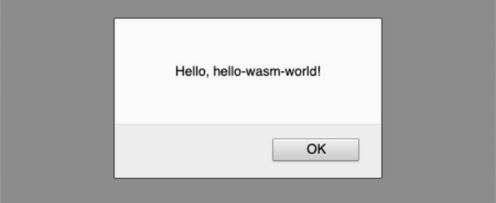 A &ldquo;Hello, World!&rdquo; application made with Rust and WebAssembly
