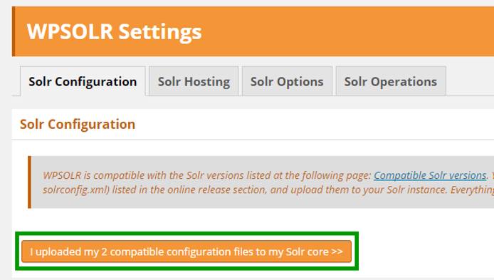 WPSolr first configuration WPSolr first configuration
