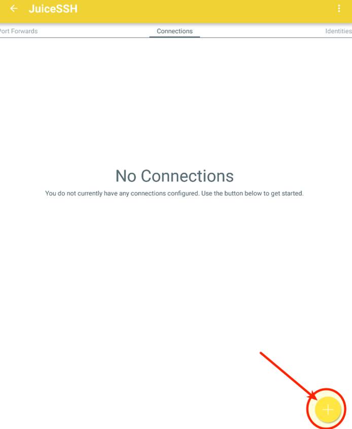 JuiceSSH New Connection